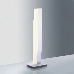 Paul Neuhaus 2-flammige ZigBee Smart Home LED Tischleuchte Q-Tower 48 cm Hoch 4W, dimmbar über Fernbedienung