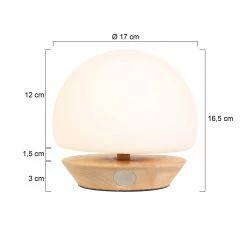 Steinhauer 4-stufig dimmbare Kugeltischleuchte aus weißem Glas, Nachttischlampe mit Holzaufsatz, inkl. LED, 3 Farben 15 Steinhauer 4-stufig dimmbare Kugeltischleuchte aus weißem Glas, Nachttischlampe mit Holzaufsatz, inkl. LED, 3 Farben -Tischleuchten Verkäufe 4stufig dimmbare kugeltischleuchte aus 7932BE 7 steinhauer 7932be