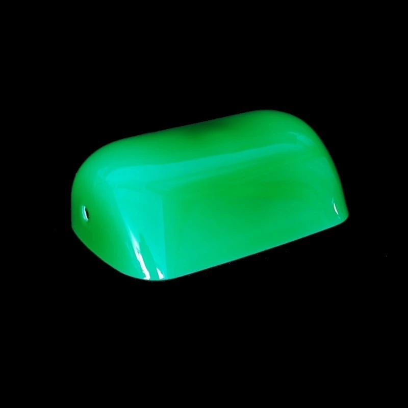 LMS Bankers-Lamp in altmessing - Glasschirm in drei Farben 4 LMS Bankers-Lamp in altmessing - Glasschirm in drei Farben – Bild 2