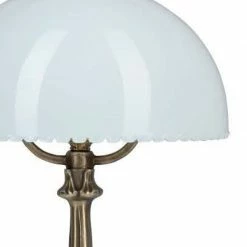 Berliner Messinglampen Berliner-Messing-Tischleuchte mit Opalglas Ø 24cm -Tischleuchten Verkäufe berlinermessingtischleuchte mit opalglas 760641 berlinermessinglampen v1469opb