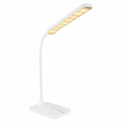 GLOBO dimmbare eckige LED Tischleuchte Lampe mit Sensor CCT-Lichtfarbsteuerung Sockel rechteckig USB Kabel ohne Adapter Flexo inkl. Akku Tischlampe weiß -Tischleuchten Verkäufe dimmbare eckige led tischleuchte 58419f1280x1280 globo 58419