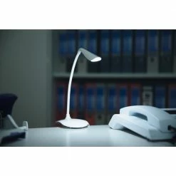 Heitronic Dimmbare LED Klemm Tischleuchte Büroleuchte Akkubetrieb mit USB-Kabel -Tischleuchten Verkäufe dimmbare led klemm tischleuchte 27550 4 heitronic 27550