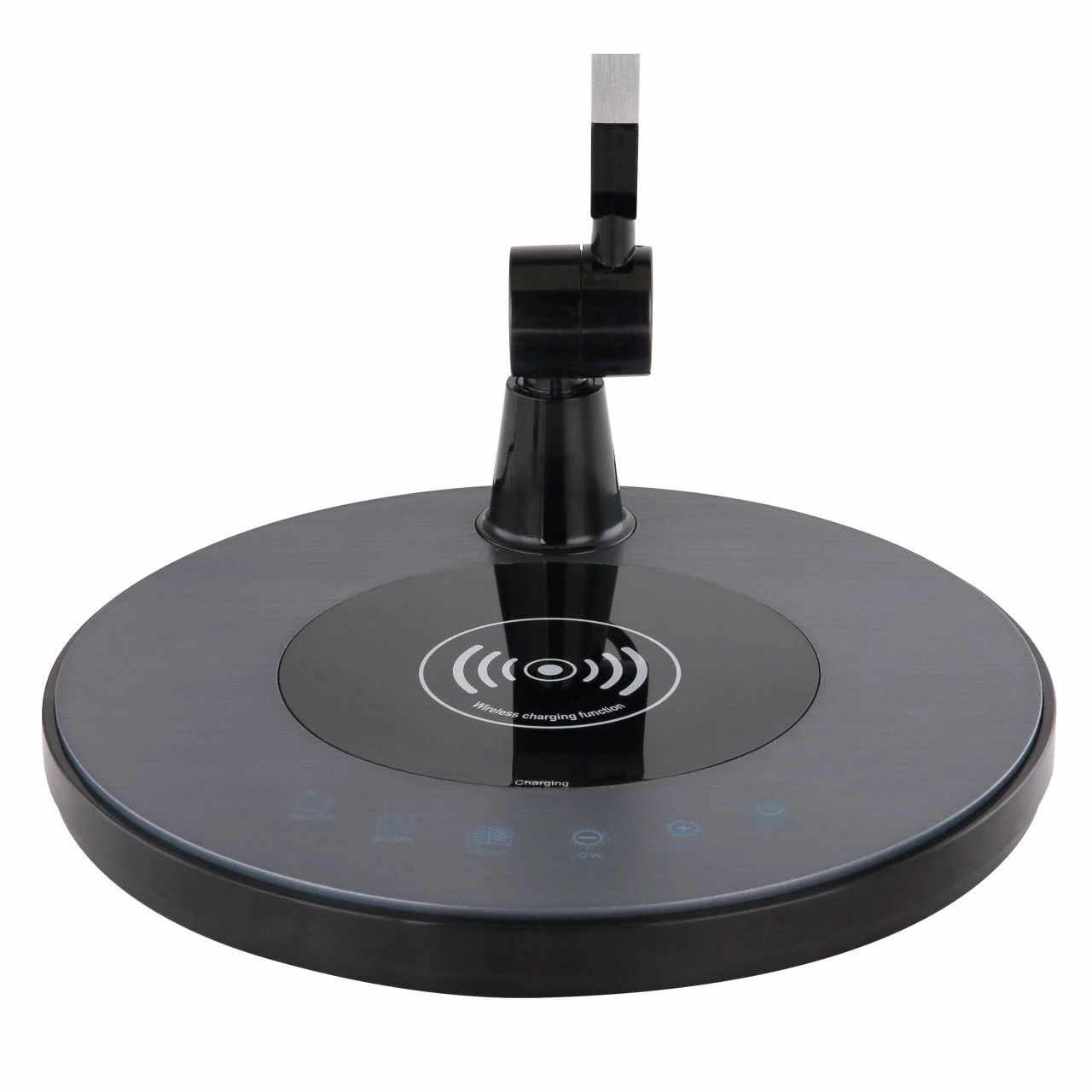 GLOBO dimmbare LED Tischleuchte Lampe mit Sensor CCT-Lichtfarbsteuerung Kabel 13 m Wireless Charging Funktion Tischlampe schwarz und silberfarben 5 GLOBO dimmbare LED Tischleuchte Lampe mit Sensor CCT-Lichtfarbsteuerung Kabel 13 m Wireless Charging Funktion Tischlampe schwarz und silberfarben – Bild 3