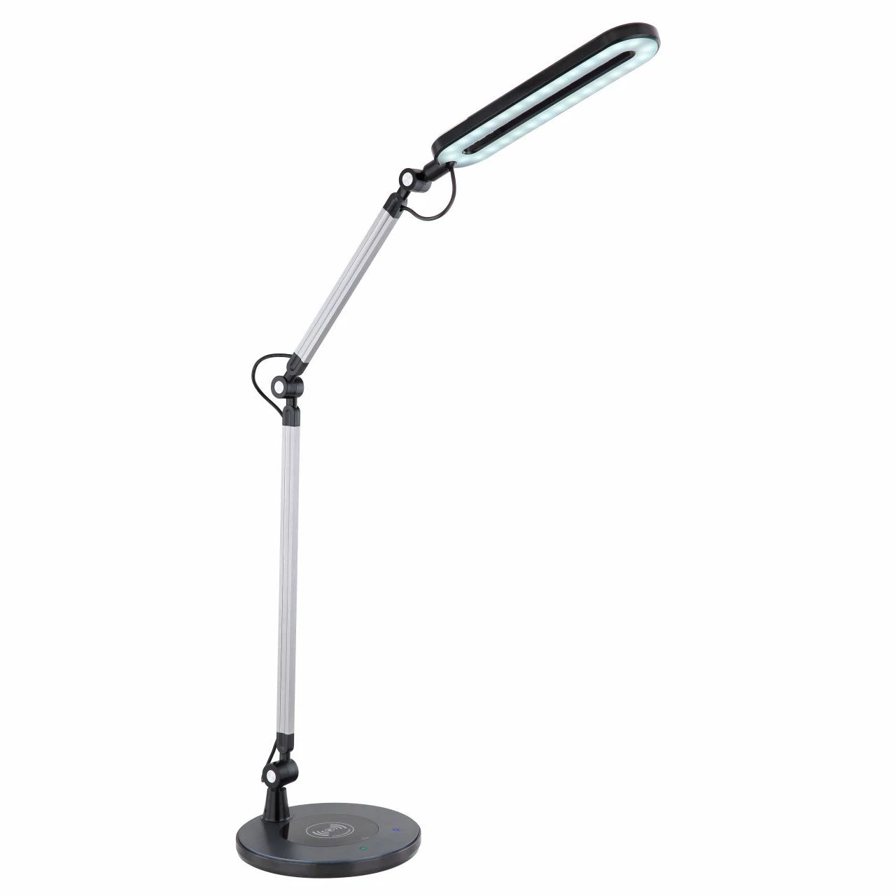 GLOBO dimmbare LED Tischleuchte Lampe mit Sensor CCT-Lichtfarbsteuerung Kabel 13 m Wireless Charging Funktion Tischlampe schwarz und silberfarben 7 GLOBO dimmbare LED Tischleuchte Lampe mit Sensor CCT-Lichtfarbsteuerung Kabel 13 m Wireless Charging Funktion Tischlampe schwarz und silberfarben – Bild 5