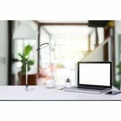 GLOBO dimmbare LED Tischleuchte mit CCT-LichtfarbsteuerungBase und Clip Tischlampe silberfarben Schalter -Tischleuchten Verkäufe dimmbare led tischleuchte mit 58421Sam1280x1280 globo 58421s