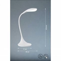 Fischer & Honsel dimmbare LED Tischleuchte mit Sensordimmer in schwarz oder weiß -Tischleuchten Verkäufe dimmbare led tischleuchte schreibtischlampe 50526V fischerhonsel 50526