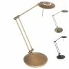 Steinhauer dimmbare Leseleuchte mit neigbarem Arm, LED Tischleuchte, bronze o. silber o. schwarz, inkl. LED 6 W -Tischleuchten Verkäufe dimmbare leseleuchte mit neigbarem 2109BRM steinhauer