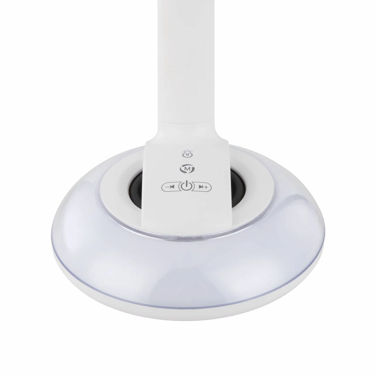 GLOBO dimmbare runde LED Tischleuchte mit CCT-Lichtfarbsteuerung e Base Flexo 5W Lautsprecher Kabel 15m Tischlampe weiß 8 GLOBO dimmbare runde LED Tischleuchte mit CCT-Lichtfarbsteuerung e Base Flexo 5W Lautsprecher Kabel 15m Tischlampe weiß – Bild 6