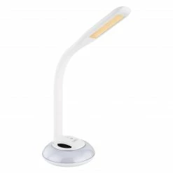 GLOBO dimmbare runde LED Tischleuchte mit CCT-Lichtfarbsteuerung e Base Flexo 5W Lautsprecher Kabel 15m Tischlampe weiß 14 GLOBO dimmbare runde LED Tischleuchte mit CCT-Lichtfarbsteuerung e Base Flexo 5W Lautsprecher Kabel 15m Tischlampe weiß -Tischleuchten Verkäufe dimmbare runde led tischleuchte 58409f1280x1280 globo 58409