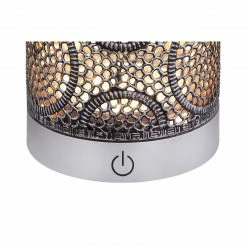 GLOBO dimmbare runde LED TischleuchteZylinder 3 Lichtstufen mit Batteriefunktion Tischlampe gold Schalter ø 112 cm -Tischleuchten Verkäufe dimmbare runde led tischleuchtezylinderlichtstufen 28303e1280x1280 globo 28303