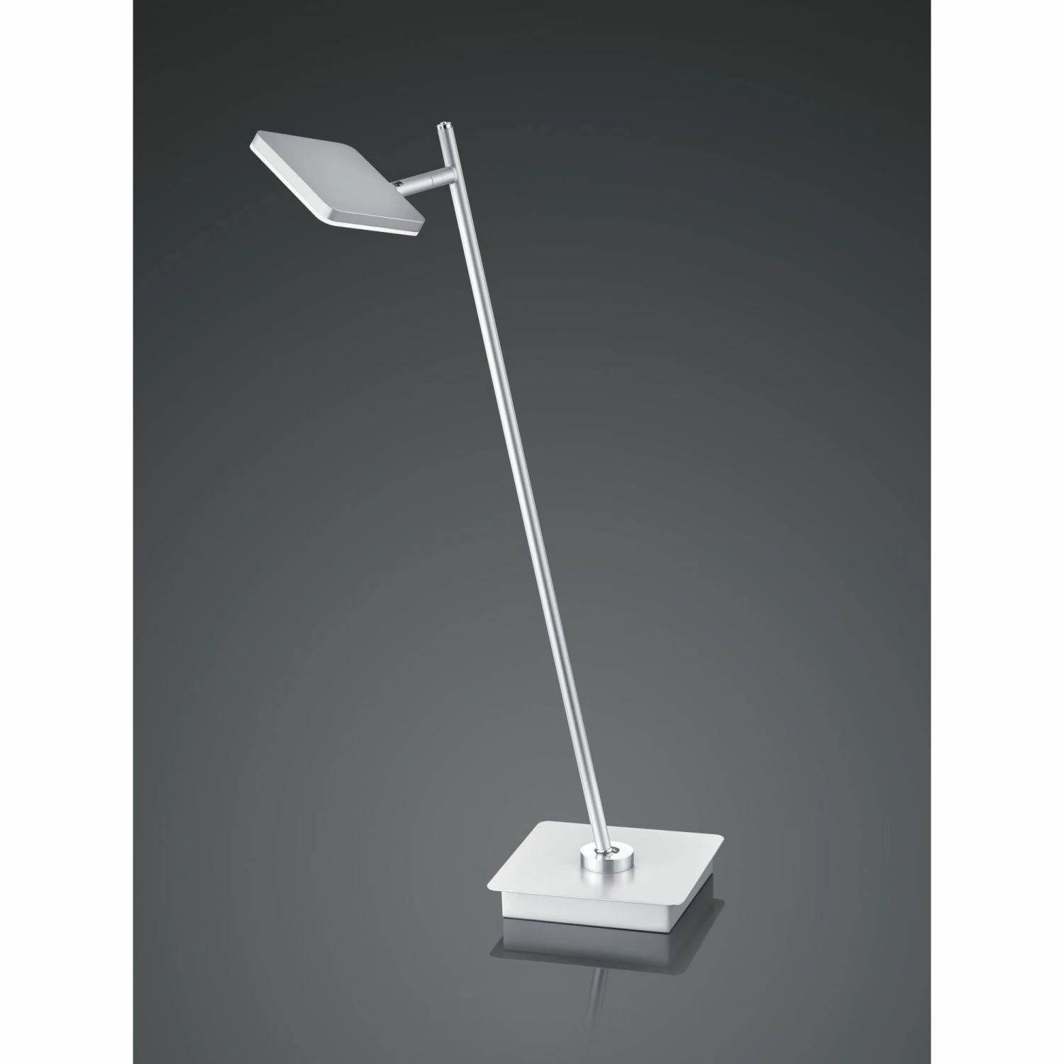 B-Leuchten dimmbare schwenkbare eckige LED Tischleuchte mit CCT-Lichtfarbsteuerung Tischlampe hellgrau Schalter 4 B-Leuchten dimmbare schwenkbare eckige LED Tischleuchte mit CCT-Lichtfarbsteuerung Tischlampe hellgrau Schalter – Bild 2