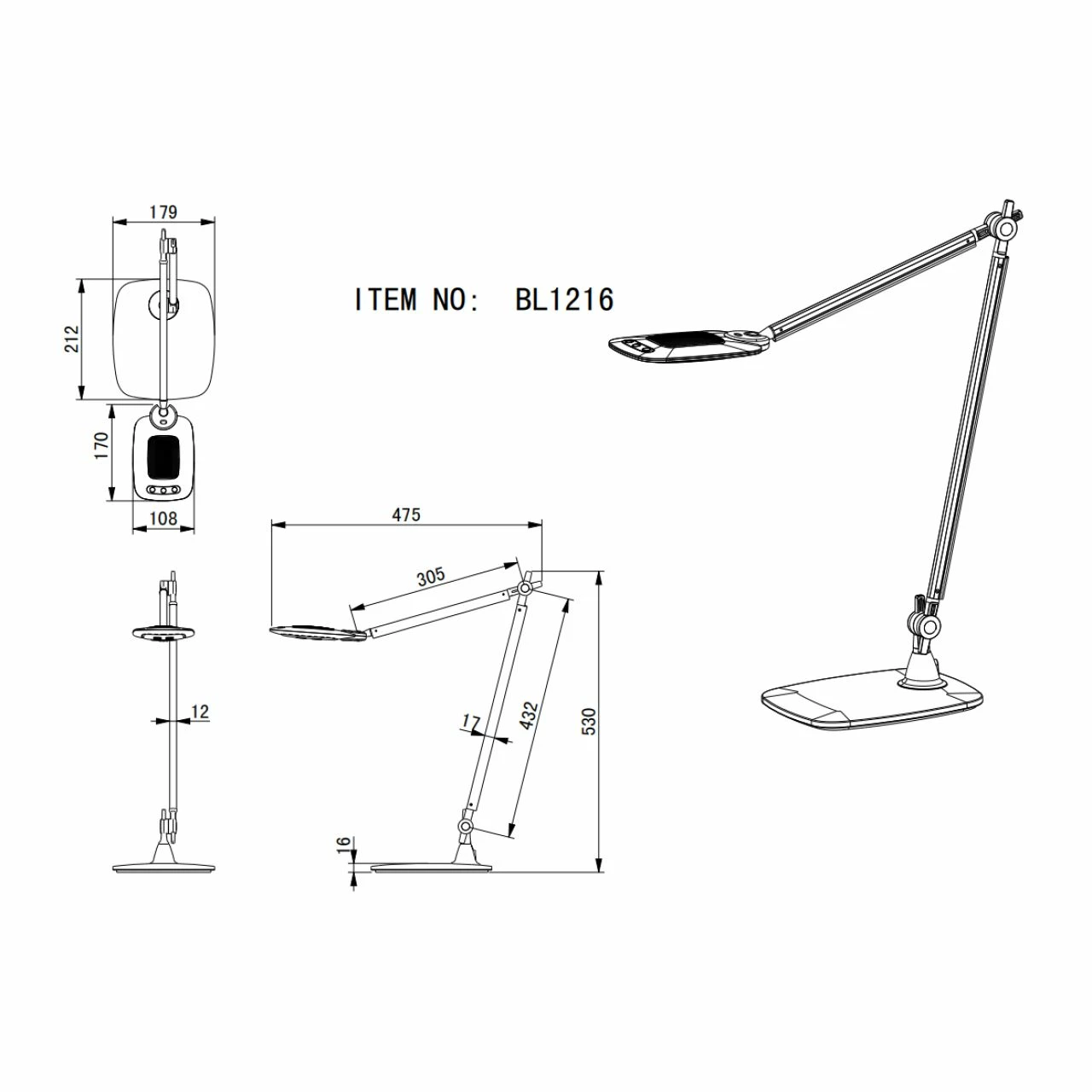 GLOBO dimmbare schwenkbare höhenverstellbare eckige LED Tischleuchte Lampe mit Sensor CCT-Lichtfarbsteuerung Base rechteckig TL 3 Gelenken beweglich Tischlampe silbergrau und schwarz 4 GLOBO dimmbare schwenkbare höhenverstellbare eckige LED Tischleuchte Lampe mit Sensor CCT-Lichtfarbsteuerung Base rechteckig TL 3 Gelenken beweglich Tischlampe silbergrau und schwarz – Bild 2