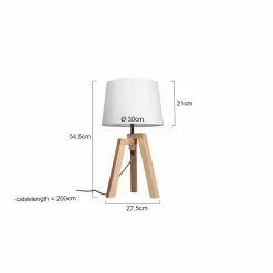 Steinhauer Dreibein Tischleuchte aus Holz, TRIPOD Holzgestell Birke weißer Stoffschirm, E27 15 Watt LED max. 7 Steinhauer Dreibein Tischleuchte aus Holz, TRIPOD Holzgestell Birke weißer Stoffschirm, E27 15 Watt LED max. -Tischleuchten Verkäufe dreibein tischleuchte aus holztripod 1163182 steinhauer 7662be