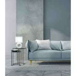 Fischer & Honsel ovale E14 Tischleuchte mit Stoffschirm Keramikring in 4 Farben -Tischleuchten Verkäufe e14 tischleuchte mit stoffschirm 50522bMilieu fischerhonsel 50522