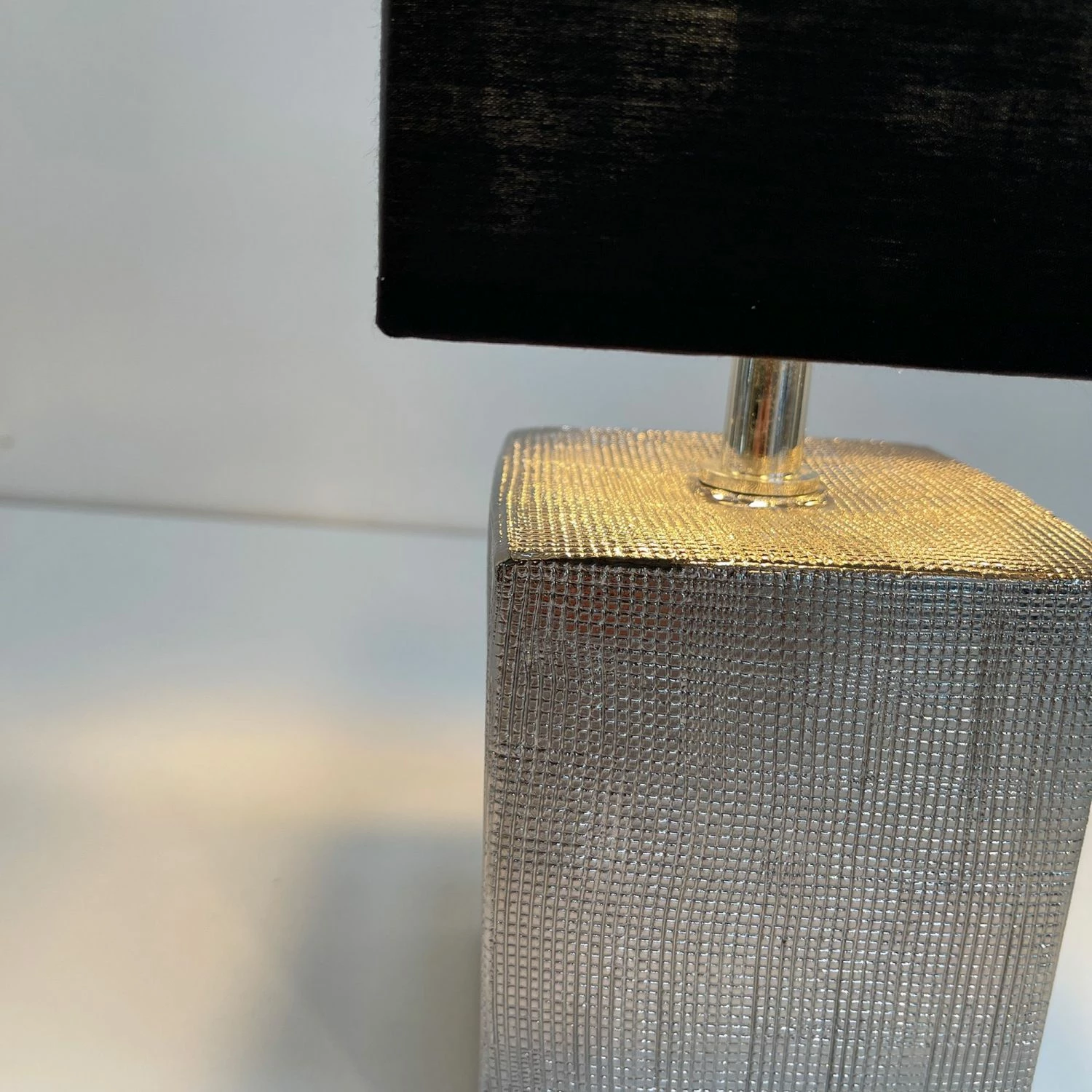 Fischer & Honsel E14 Tischleuchte mit Stoffschirm eckig aus Keramik retro Tischlampe mit Schalter in 2 Größen 6 Fischer & Honsel E14 Tischleuchte mit Stoffschirm eckig aus Keramik retro Tischlampe mit Schalter in 2 Größen – Bild 4