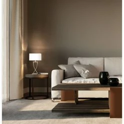 Fischer & Honsel eckige E27 Tischleuchte mit Stoffschirm nickel matt Tischlampe mit Schalter 51,00 cm in 2 Farben -Tischleuchten Verkäufe eckige e27 tischleuchte mit 50458bMilieu fischerhonsel 50458