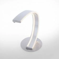 Paul Neuhaus Gebogene LED Tischleuchte Q-Vito Smart Home ZigBee, dimmbar über Fernbedienung, 42 cm Hoch -Tischleuchten Verkäufe gebogene led tischleuchte qvito 4425 553 paulneuhaus 442555