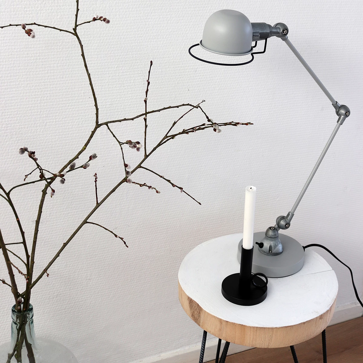 Steinhauer Tischleuchte im Industrie-Stil mit einstellbarem Arm, Klassiker, schwenkbar, mit Kippschalter am Lampenfuß, E14, 4 Farben 4 Steinhauer Tischleuchte im Industrie-Stil mit einstellbarem Arm, Klassiker, schwenkbar, mit Kippschalter am Lampenfuß, E14, 4 Farben – Bild 2