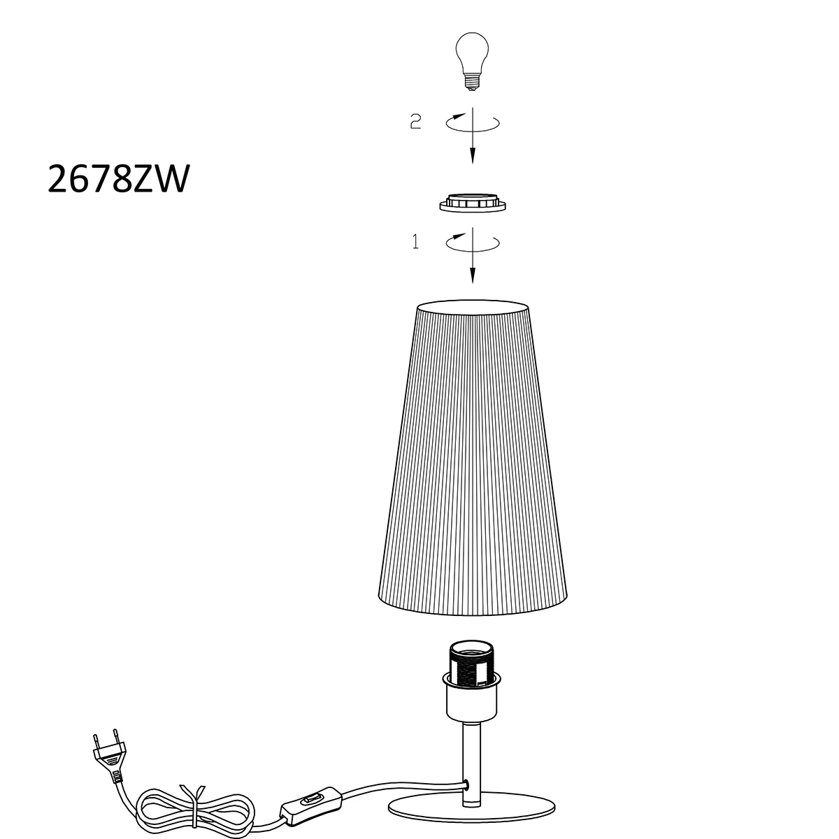 Steinhauer industrielle E27 Tischleuchte konische Käfigleuchte schwarz matt Tischlampe Filament-Leuchte 17 x 29 cm 9 Steinhauer industrielle E27 Tischleuchte konische Käfigleuchte schwarz matt Tischlampe Filament-Leuchte 17 x 29 cm – Bild 7