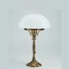 Berliner Messinglampen klassische Tischleuchte aus Berliner-Messing mit verspieltem Leuchtenfuß -Tischleuchten Verkäufe klassische tischleuchte aus berlinermessing 34863gal berlinermessinglampen z14100opb