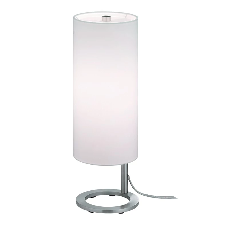 Knapstein hochwertige Stoffschirm Tischlampe mit Tastdimmer 3 Knapstein hochwertige Stoffschirm Tischlampe mit Tastdimmer