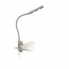 Knapstein LED Klemmleuchte Flexibel in Nickel matt oder Schwarz -Tischleuchten Verkäufe knapstein led klemmleuchte flexibel M123157 knapstein