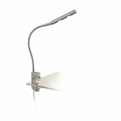 Knapstein LED Klemmleuchte Flexibel in Nickel matt oder Schwarz