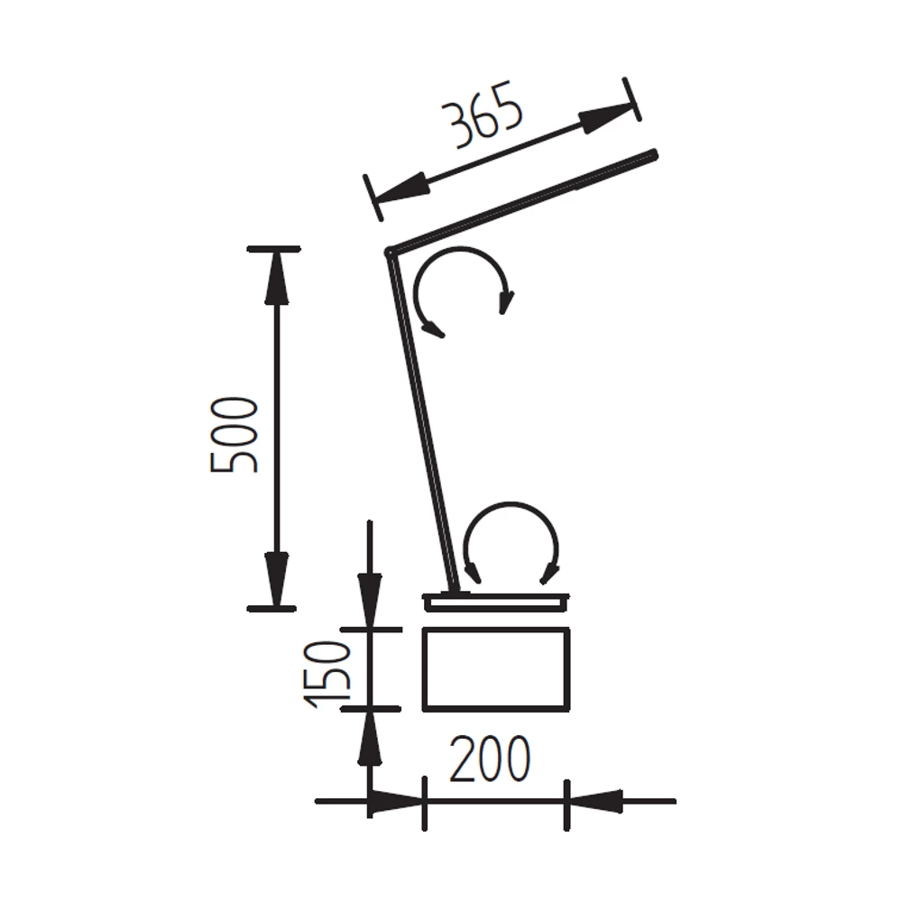 Knapstein LED Tischleuchte inkl. 10,8W LED, Gestensteuerung Dimmer, 3 Farben 4 Knapstein LED Tischleuchte inkl. 10,8W LED, Gestensteuerung Dimmer, 3 Farben – Bild 2