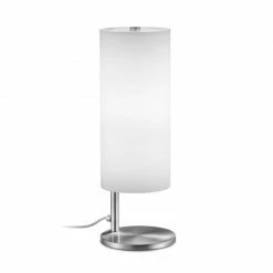 Knapstein Tischleuchte mit Glaszylinder und Dimmer