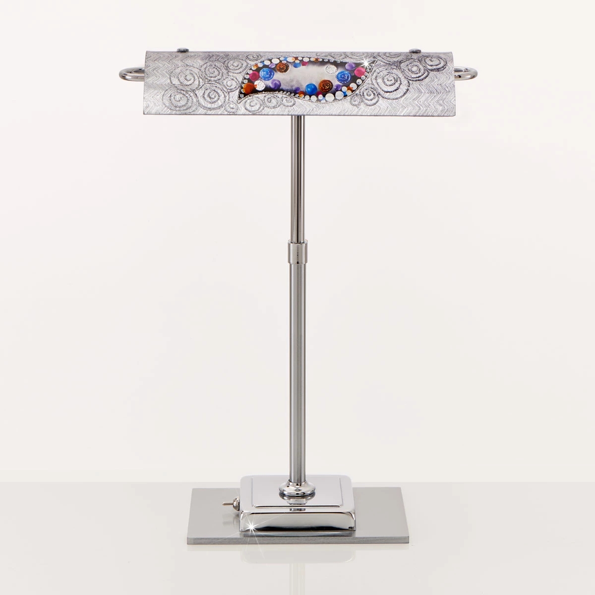 Kolarz® LED-Schreibtischleuchte Bankers in Kiss Silver 4 Kolarz® LED-Schreibtischleuchte Bankers in Kiss Silver – Bild 2