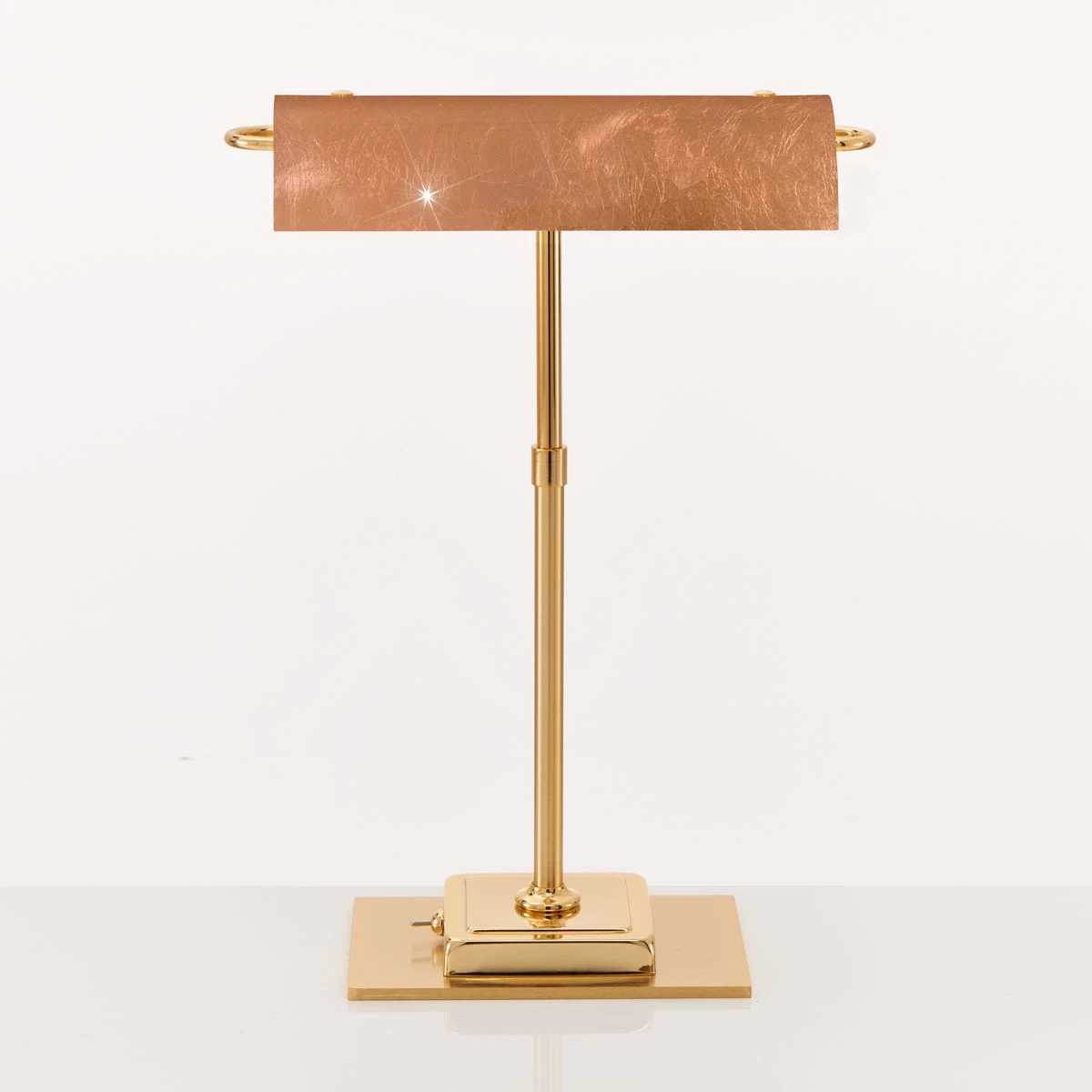 Kolarz® LED-Schreibtischleuchte Bankers in Leaf Copper/ Gold 4 Kolarz® LED-Schreibtischleuchte Bankers in Leaf Copper/ Gold – Bild 2