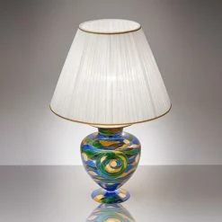 Kolarz® Tischleuchte Anfora in Aqua Blue, Höhe 65cm -Tischleuchten Verkäufe kolarztischleuchte anfora aqua blueh65cm 0415 71M BG f2 kolarz 041571mbg