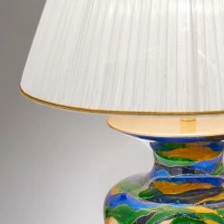 Kolarz® Tischleuchte Anfora in Aqua Blue, Höhe 65cm -Tischleuchten Verkäufe kolarztischleuchte anfora aqua blueh65cm 0415 71M BG f3 kolarz 041571mbg