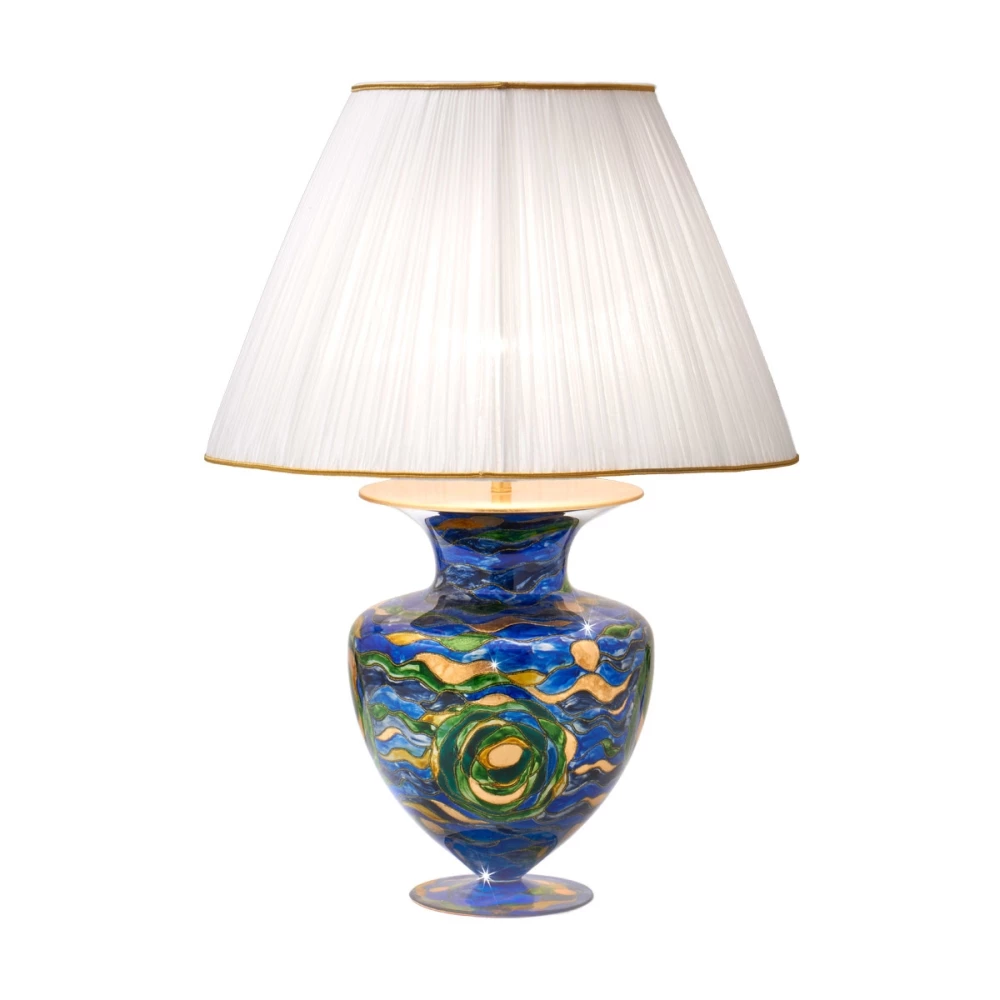 Kolarz® Tischleuchte Anfora in Aqua Blue, Höhe 90cm 3 Kolarz® Tischleuchte Anfora in Aqua Blue, Höhe 90cm