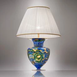 Kolarz® Tischleuchte Anfora in Aqua Blue, Höhe 90cm 10 Kolarz® Tischleuchte Anfora in Aqua Blue, Höhe 90cm -Tischleuchten Verkäufe kolarztischleuchte anfora aqua blueh90cm 0415 71L BG f2 kolarz 041571lbg