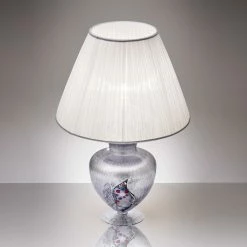 Kolarz® Tischleuchte Anfora in Kiss Silver, Höhe 65cm -Tischleuchten Verkäufe kolarztischleuchte anfora kiss silverh65cm 0365 71M Ag f2 kolarz 036571mag