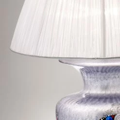 Kolarz® Tischleuchte Anfora in Kiss Silver, Höhe 65cm -Tischleuchten Verkäufe kolarztischleuchte anfora kiss silverh65cm 0365 71M Ag f3 kolarz 036571mag