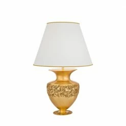 Kolarz® Tischleuchte Anfora in Libertà Gold/Antique 65cm