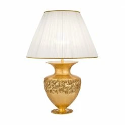 Kolarz® Tischleuchte Anfora in Libertà Gold/Antique, 90cm