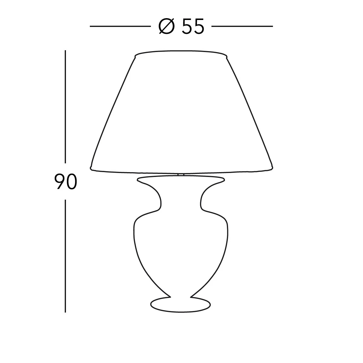 Kolarz® Tischleuchte Anfora in Libertà Silver/Antique, Höhe 90cm 7 Kolarz® Tischleuchte Anfora in Libertà Silver/Antique, Höhe 90cm – Bild 5
