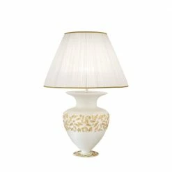 Kolarz® Tischleuchte Anfora in Libertà White/Antique, 65cm