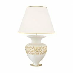 Kolarz® Tischleuchte Anfora in Libertà White/Antique, 90cm