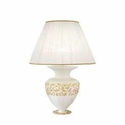 Kolarz® Tischleuchte Anfora in Libertà White/Antique, Höhe 90cm