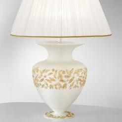 Kolarz® Tischleuchte Anfora in Libertà White/Antique, Höhe 90cm -Tischleuchten Verkäufe kolarztischleuchte anfora libertwhiteantiqueh90cm 0423 71L WA f8 kolarz 042371lwa