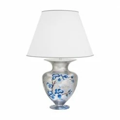 Kolarz® Tischleuchte Anfora in Primavera Silver 90cm