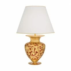 Kolarz® Tischleuchte Anfora in Toscana Gold/Red, Höhe 65cm