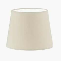 EGLO Lampenschirm aus Textilgewebe in Weiß - Höhe 17 cm - Durchmesser 24,5 cm