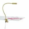 Knapstein LED Klemmleuchte - mit Flexarm, warmweiß, 2 Oberflächen -Tischleuchten Verkäufe led klemmleuchtemit flexarmwarmwei messingmatt wohnlicht.com11.35.03 knapstein 113503