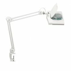 Jakob Maul LED Lupenleuchte, Klemmfuß, eckig, inkl. 7W LED Tageslicht, 2 Farben