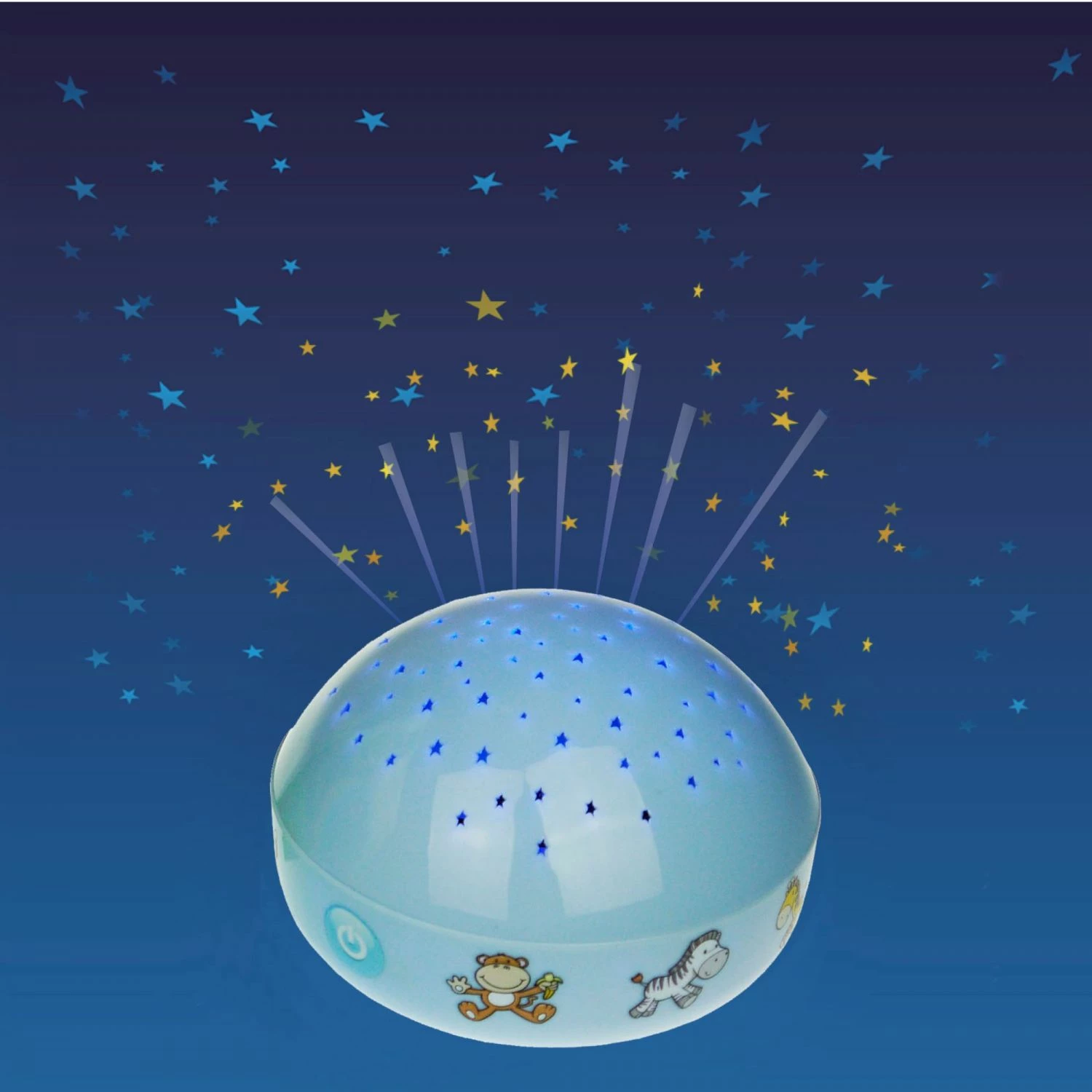 Niermann LED Projektions-Nachtlicht Kinderleuchte mit Farbwechsler und Abschaltautomatik Wilde Tiere 4 Niermann LED Projektions-Nachtlicht Kinderleuchte mit Farbwechsler und Abschaltautomatik Wilde Tiere – Bild 2